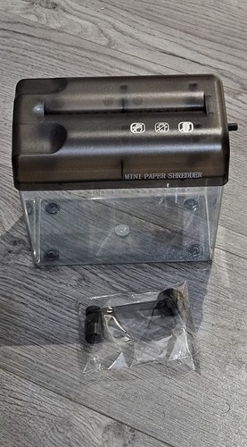 Mini manual paper shredder - mini,