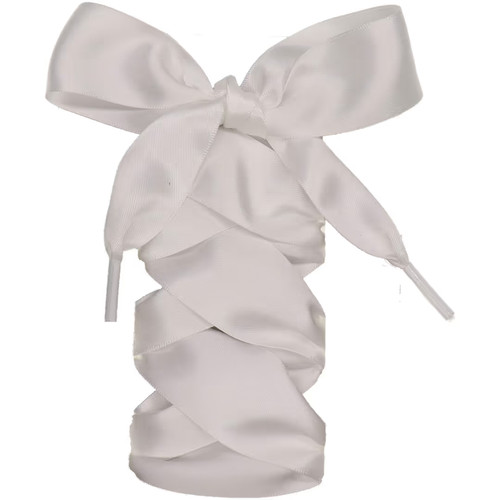 Cool lace white ribbon - white, shoe