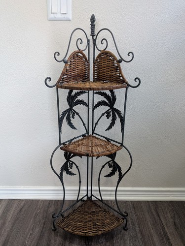 Wrought iron and - iron, wicker