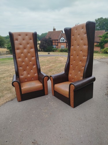 Large chesterfield armchairs - 2,