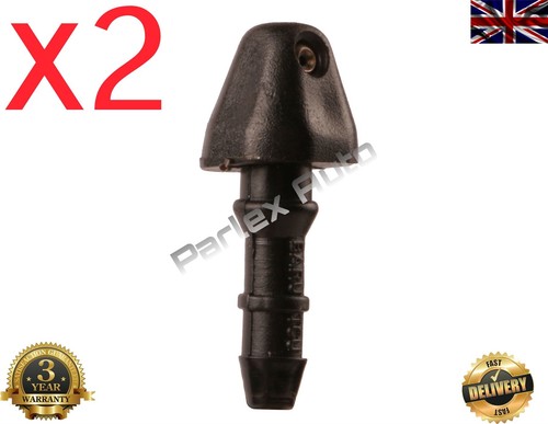 Rear windscreen washer jets - 2x,