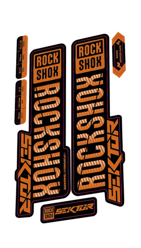 Rockshox sektor fork decal kit - sektor,