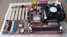 MSI MS-6566E Ver 2 MS 6566E MS6566E 845E MAX Mainboard Intel Sockel 478 AGP PCI