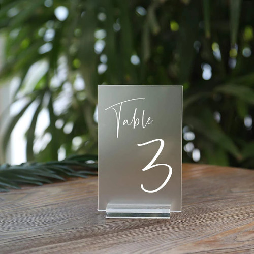 Wedding table number vinyls - number,