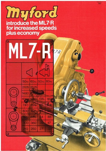 Myford ml7 series - high, speed
