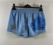 England Third Football Shorts 1992/93 Adults Waist 32 Umbro E504