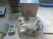 Sega Dreamcast Controller Memory Card and Rumble Pack. With Box and Manual. Rare