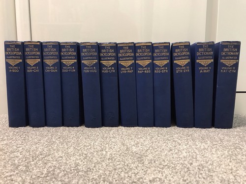 Vintage set illustrated - set, 12