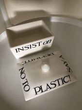 Emma Bridgewater Butter Dish - Definite No Plastic Collaboration 