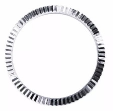 Fluted Watch Bezel Insert for 36mm Rolex Datejust Silver Stainless Steel Ring