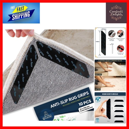 Rug gripper pcs - 10, washable
