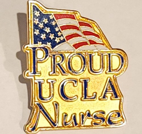 Proud ucla nurse lapel - proud,