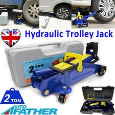 2 Ton 2T 2000kg Heavy Duty Car Van 4x4 Hydraulic Floor Trolley Jack in CASE
