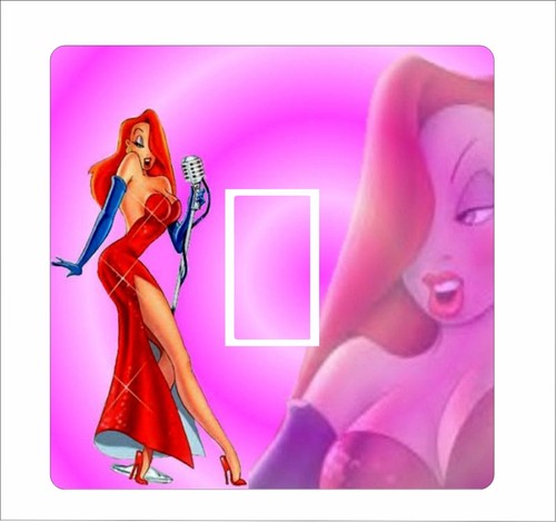 Jessica rabbit light switch - rabbit,