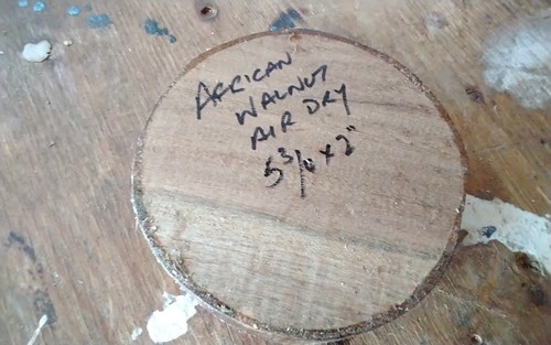 African walnut bowl blank wood - walnut,