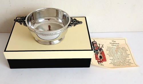 Quaich scottish piper pewter - quaich.,