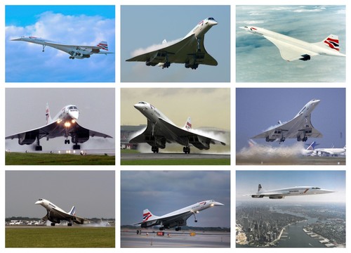 Concorde jet plane - jet,