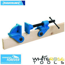 Silverline Cramp Head Set 40mm Jaw Clamp Clamping Tool Woodwork DIY