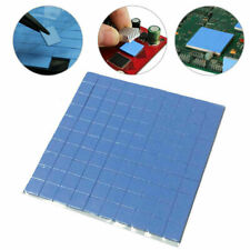 25PC 10x10x0.5mm GPU CPU Heatsink Cooling Thermal Conductive Blue Silicone Pads