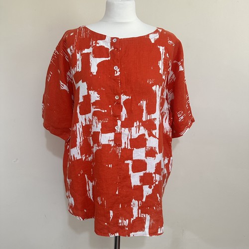 Oska top size red - red, short