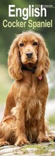 English Cocker Spaniel Slim 2026 Calendar  Slimline Wall Calendar  Dog Breed Gif