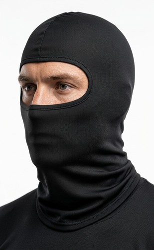 Face mask black - black, ski