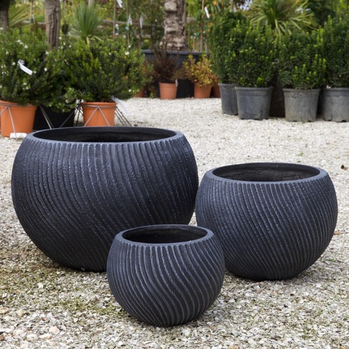 54cm swirl bowl planter - 54cm,