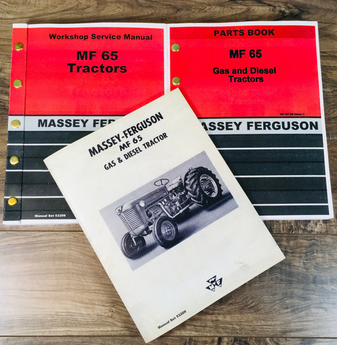 Set massey ferguson - 65, tractor