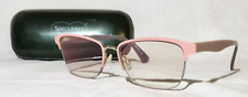 Specsavers Crocus eyewear, 52-17-135, Mauve Pink half rim eyeglass frame