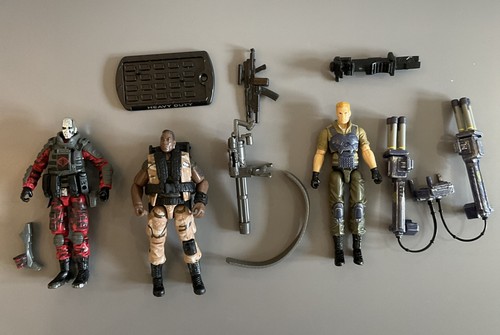 Joe action force figures - x3,
