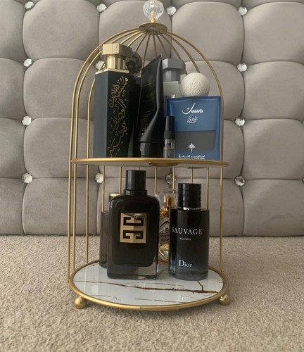 Metal makeup organizer - metal,