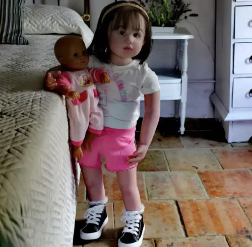 Painted 30in reborn baby - reborn, doll