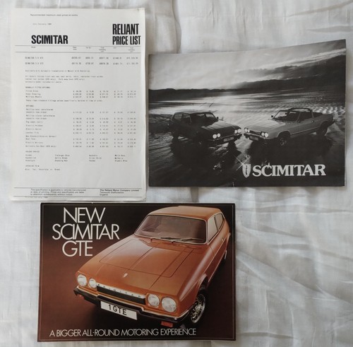 Reliant scimitar gte - gtc, uk