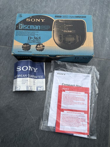 Sony discman 365 - d-365, esp