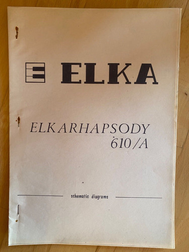Elka rhapsody 610 original - elka,