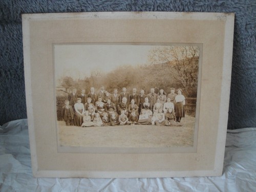 Old family school photo - family,