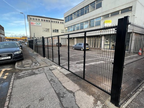 Metal gates fencing railing - metal,
