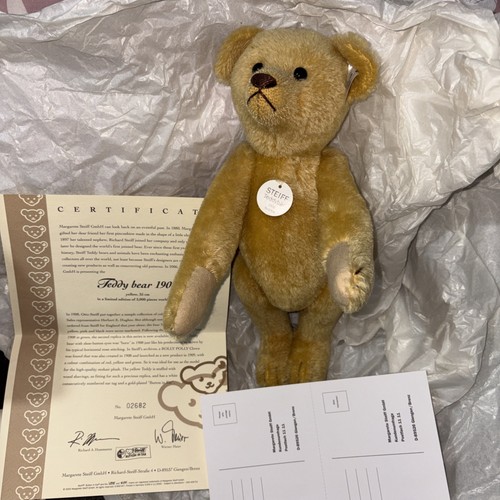 Steiff mohair yellow teddy - steiff,
