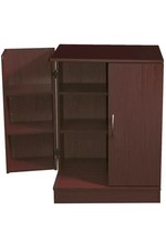 Watsons Columbus Double Door 324 Cd / 213 Dvd Media Storage Cabinet Dark Oak