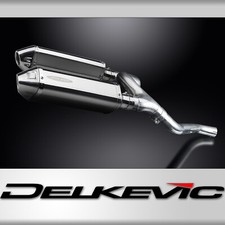 HONDA VFR800 VTEC 2002-2013 320mm TRI STAINLESS BSAU SILENCER EXHAUST KIT