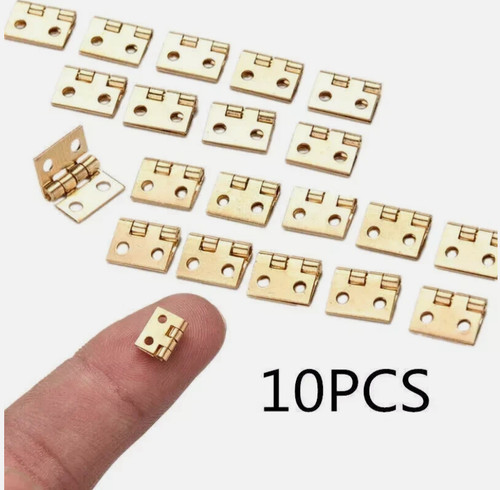 10pcs mini brass hinge for - mini,