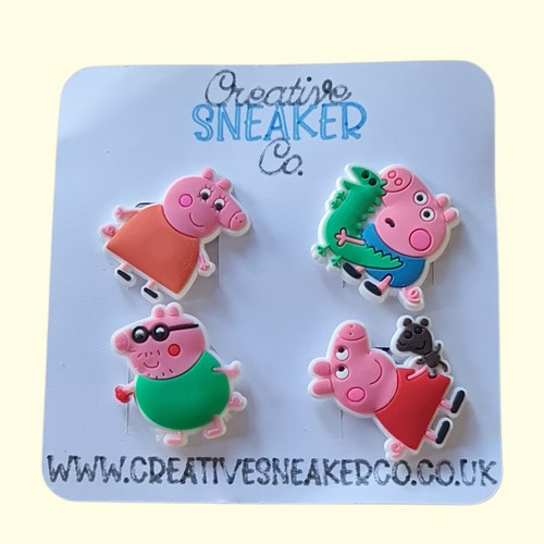 Peppa pig crocs charms - charms, x4