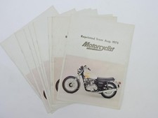 8 1975 Triumph 750 T160 Trident Motorcyclist Magazine Road Test Reprint 413