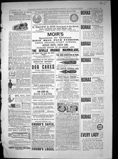 Antique Old Print 1884 Borax Moir'S Orange Marmalade TheobChubb'S Safe Locks