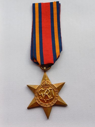 Ww2 burma star - star, medal