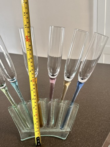 Vintage set coloured stem - coloured,