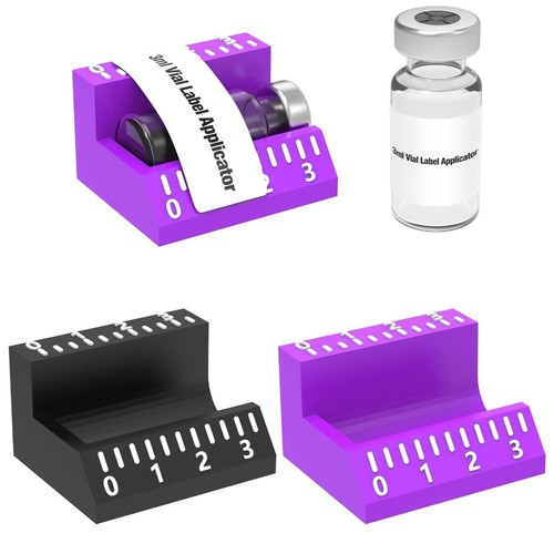 3ml 10ml vial label - vial, applicator