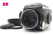 LATE [MINT w/ Hood] Zenza Bronica S2 S2A NIKKOR P 75mm f2.8 From JAPAN