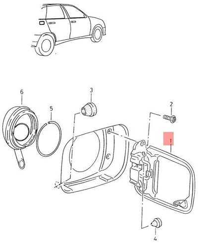 Genuine fuel filler - vw,