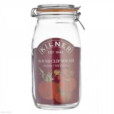 Kilner Large Glass Dry Food Pasta Flour Sugar Storage Flour Rice Stoarge Jar 3L